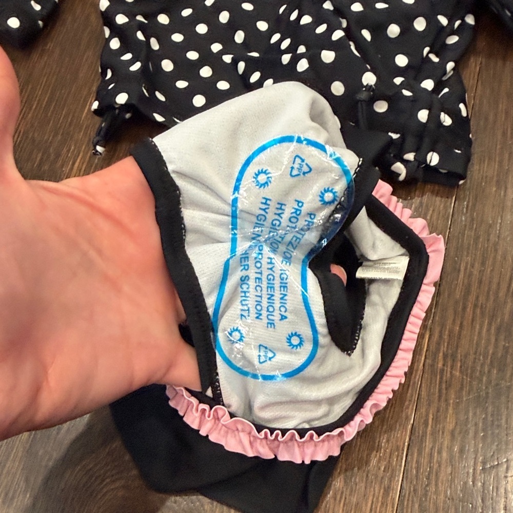 Kids Swim Set - Polka Dot And Purple Circle Design — image 6 of 7